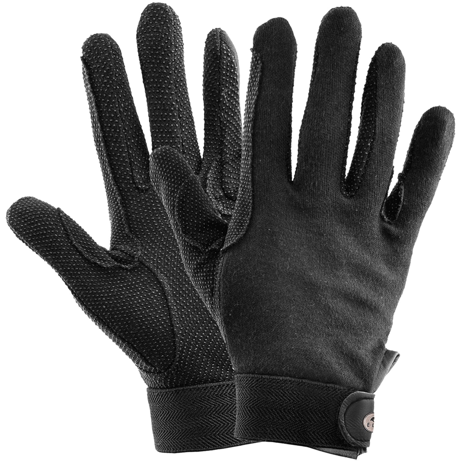 ELT - Picot Winter Cotton gloves, black