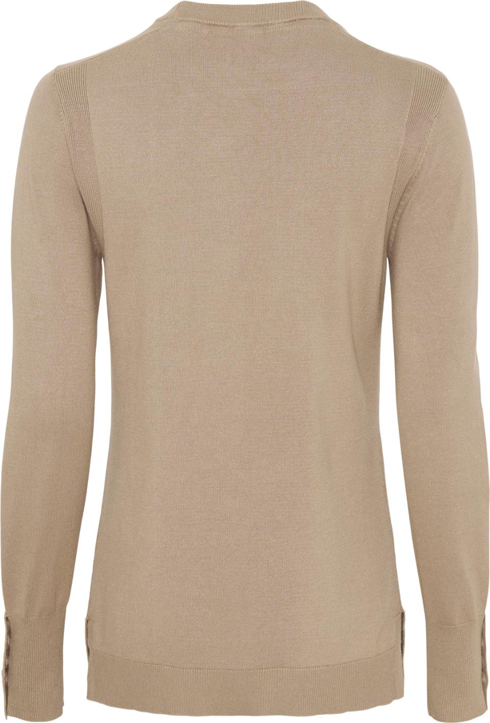 Catago - Dame, strik pullover, Robyn - Beige melange