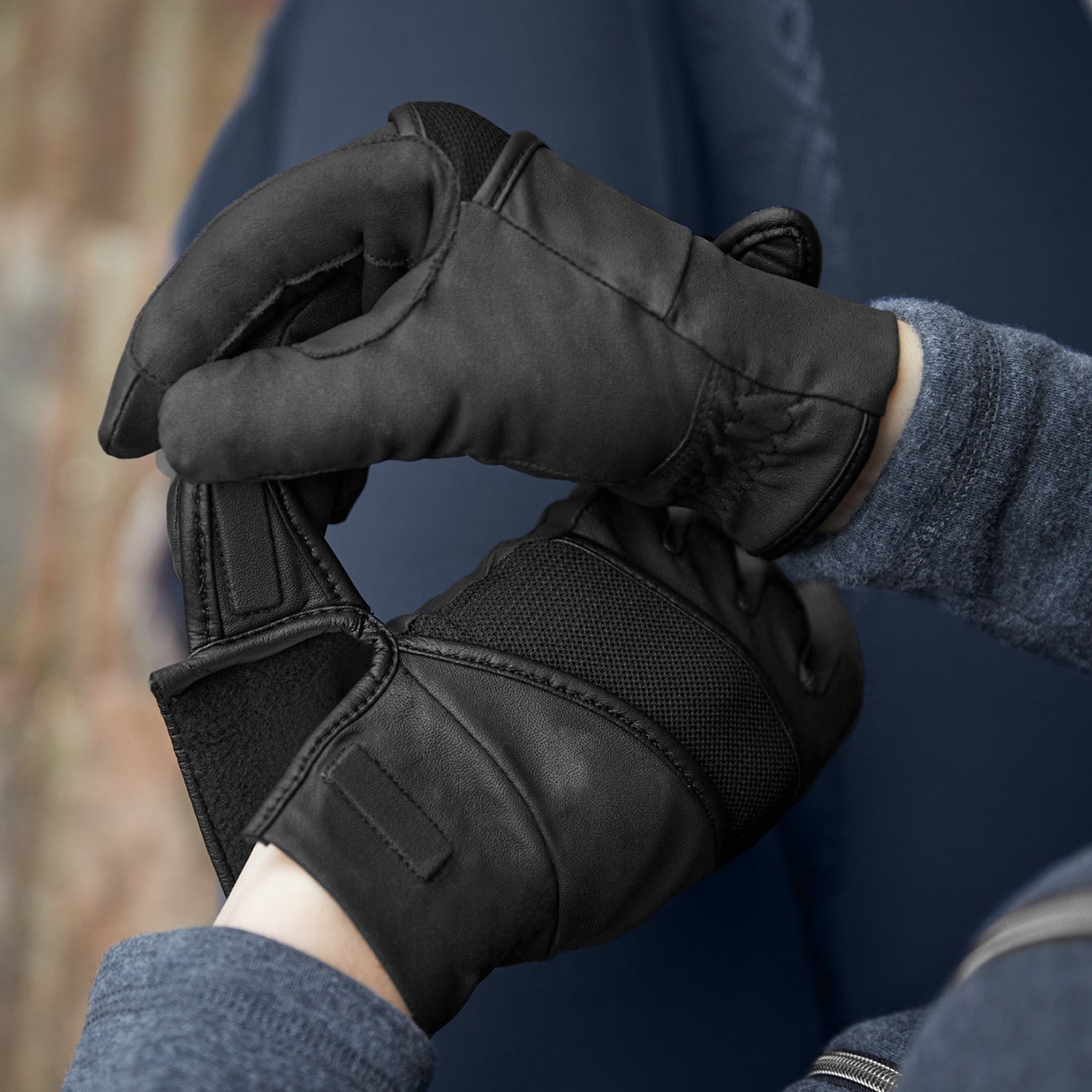ELT - Ridingglove Magnetize Winter, black