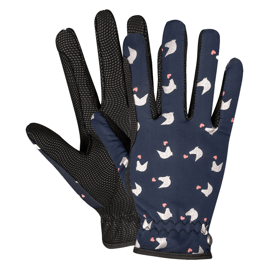 ELT - Riding glove Lucky Dora, Kids, nightblue, age 5-7