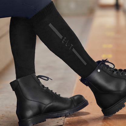 ELT - Ridingsocks Merino, unisex, black, L