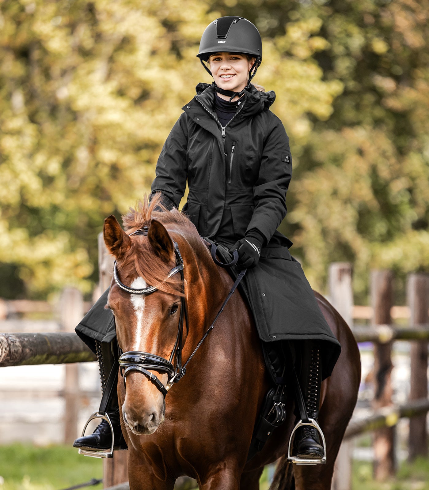 ELT - Winter Performance Riding Coat Opal, black, L