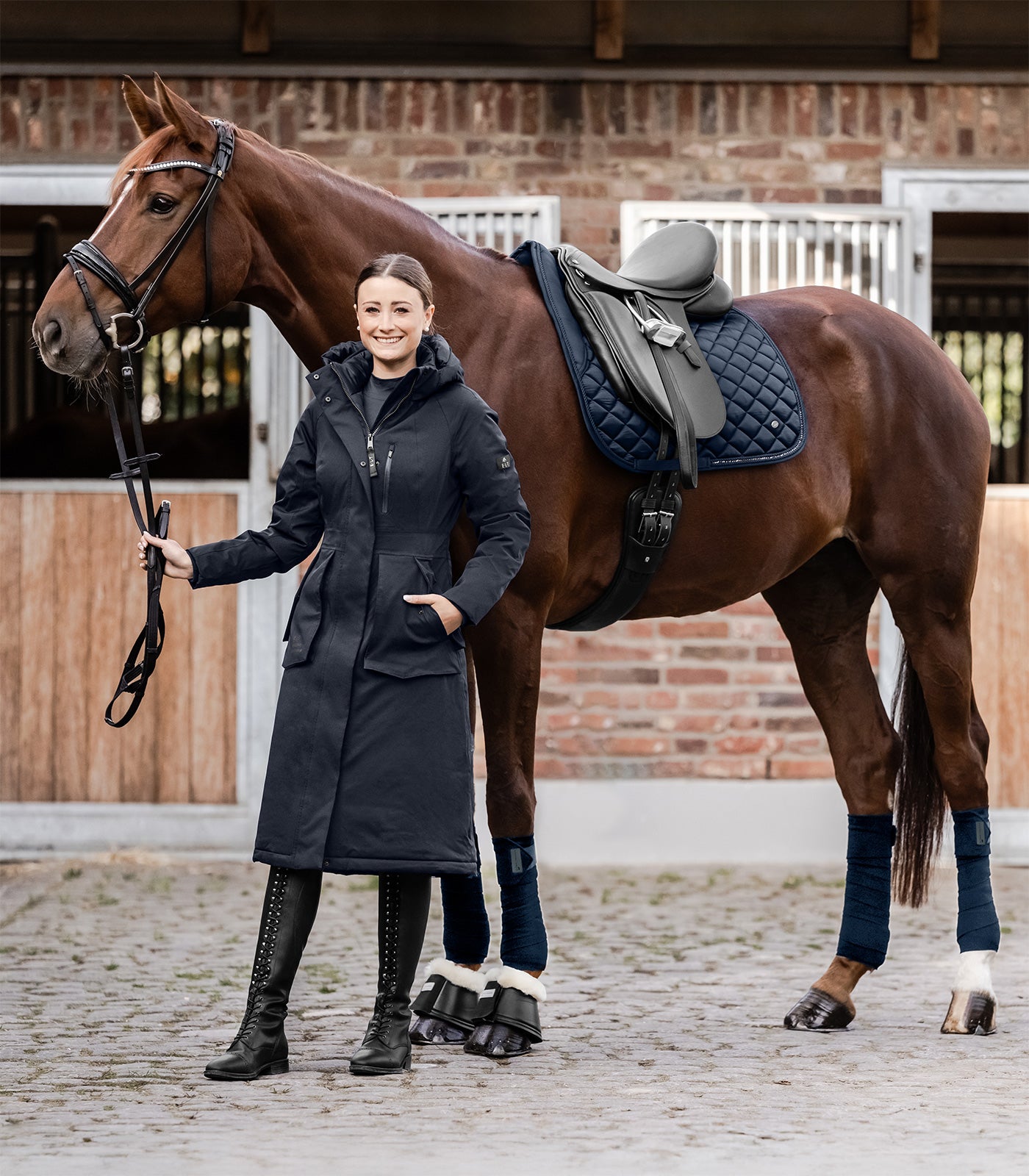 ELT - Winter Performance Riding Coat Opal, black, L