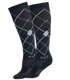 ELT - Riding Socks Argyle, black/stone blue, L
