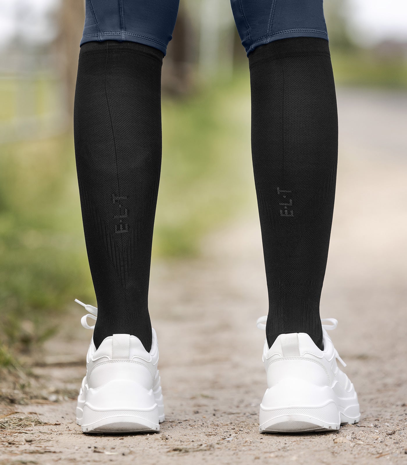 ELT - Riding Socks Compression, black