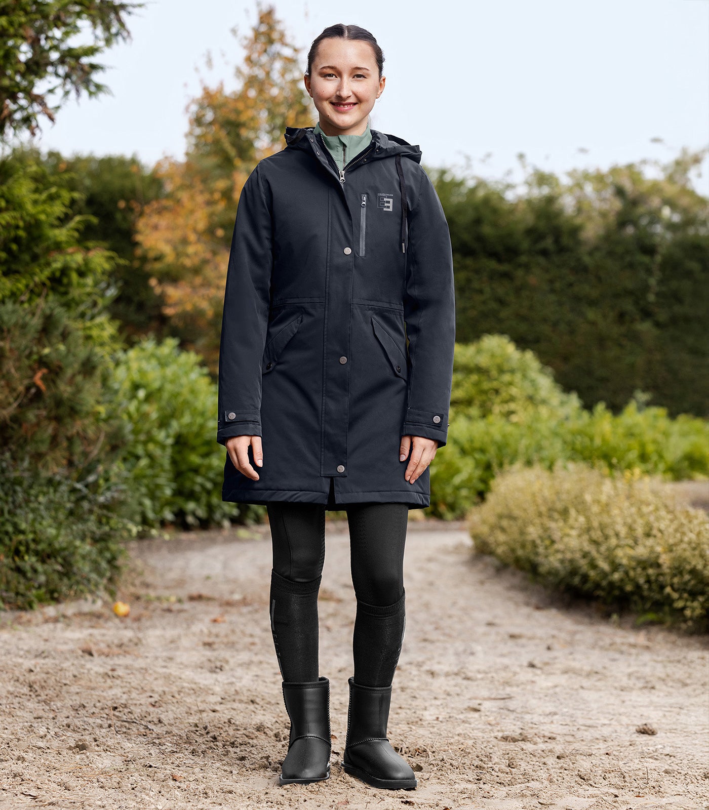 ELT - Ava Functional Riding Parka, teens, deepblue