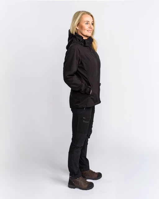Pinewood - Dame, Outdoorbukser, Finnveden Hybrid, Sort