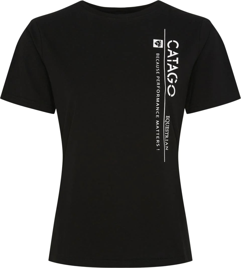 Catago - Dame, t-shirt, sort