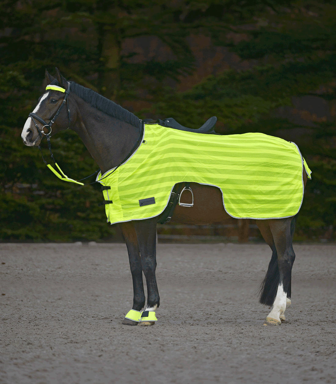Waldhausen - Reflex Riding Sheet with saddle cut, neon