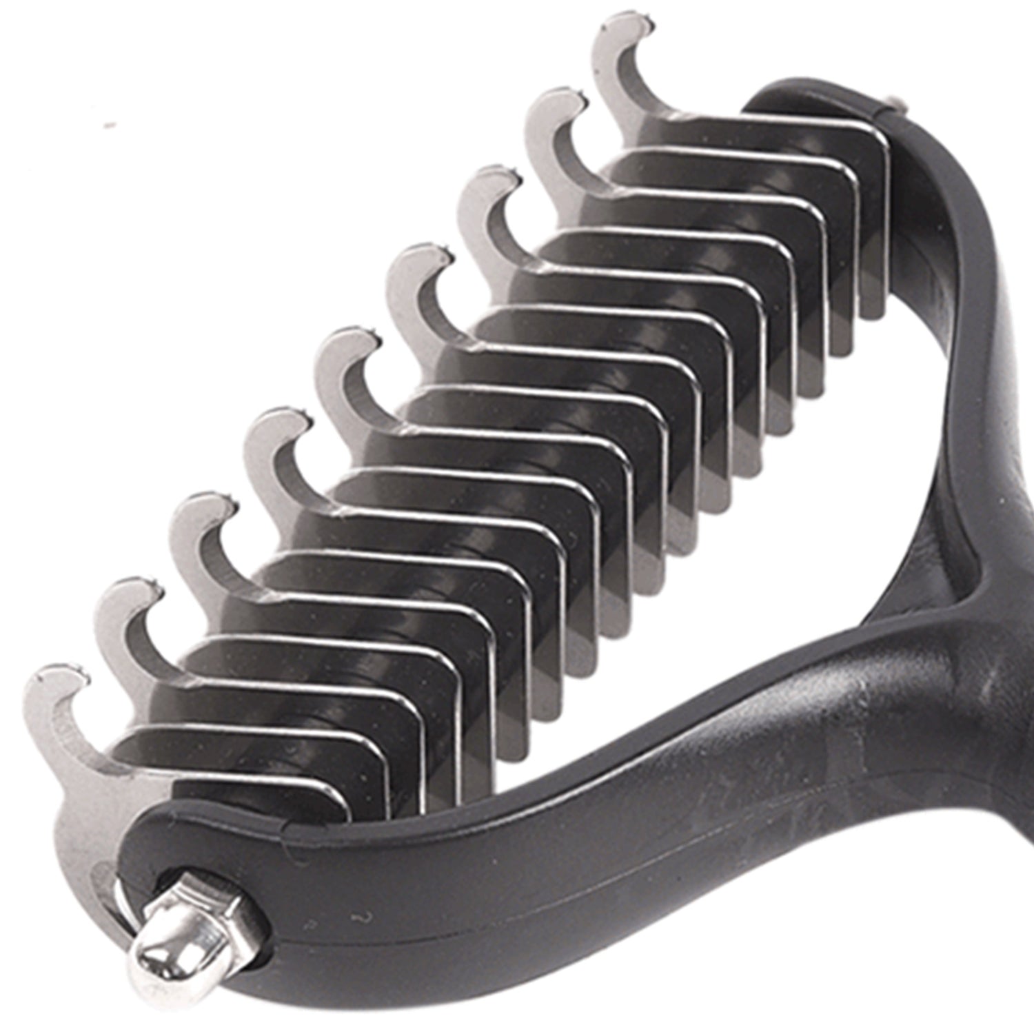 Waldhausen - Dematting comb, black/grey