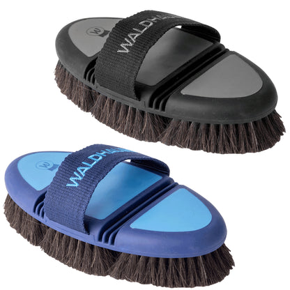 Waldhausen - Flex body brush, brown horse hair bristles