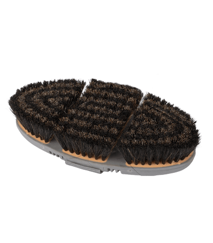 Waldhausen - Flex body brush, brown horse hair bristles