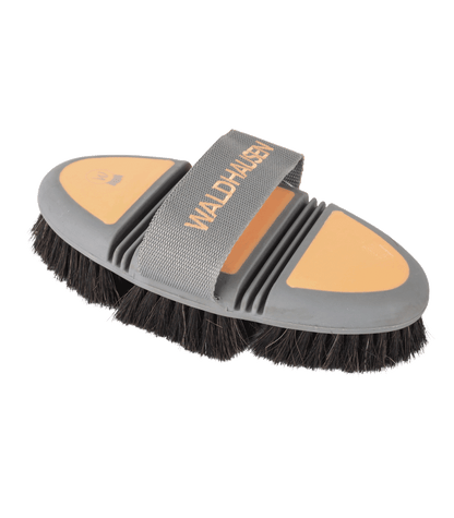 Waldhausen - Flex body brush, brown horse hair bristles