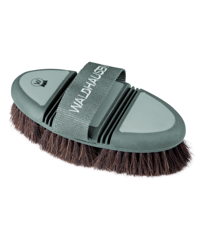 Waldhausen - Flex body brush, brown horse hair bristles