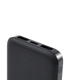 Waldhausen - Powerbank, 92x64mm, black, 5000mAh