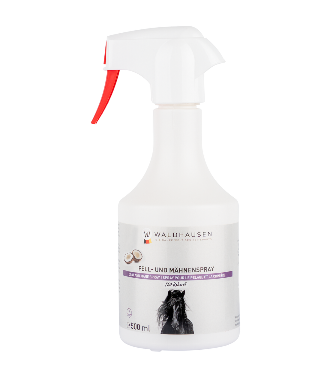 Waldhausen - Coat And Mane Spray With Coconut Oil, 500 Ml