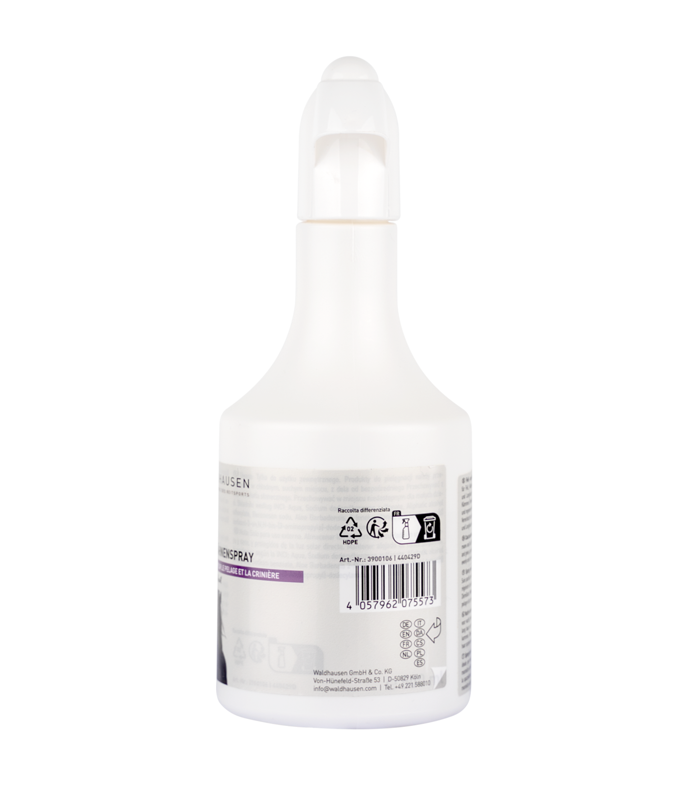 Waldhausen - Coat And Mane Spray With Coconut Oil, 500 Ml