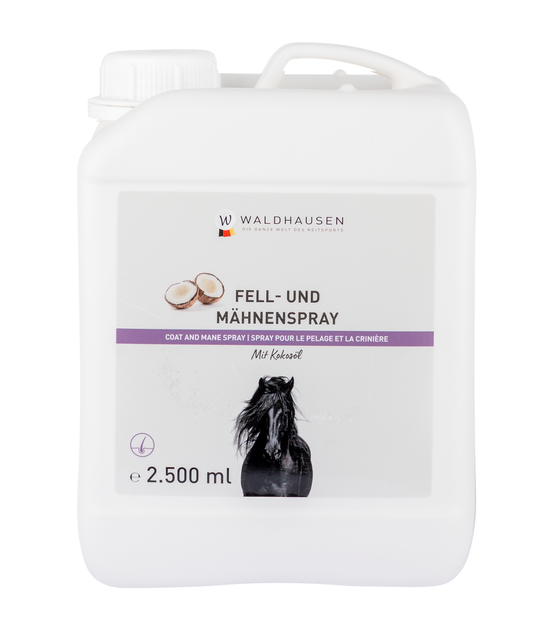 Waldhausen - Coat And Mane Spray With Coconut Oil, 2500 Ml