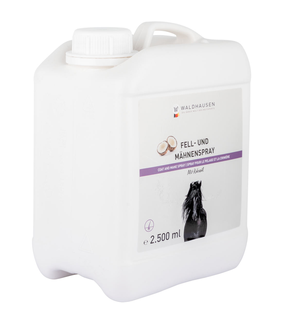 Waldhausen - Coat And Mane Spray With Coconut Oil, 2500 Ml