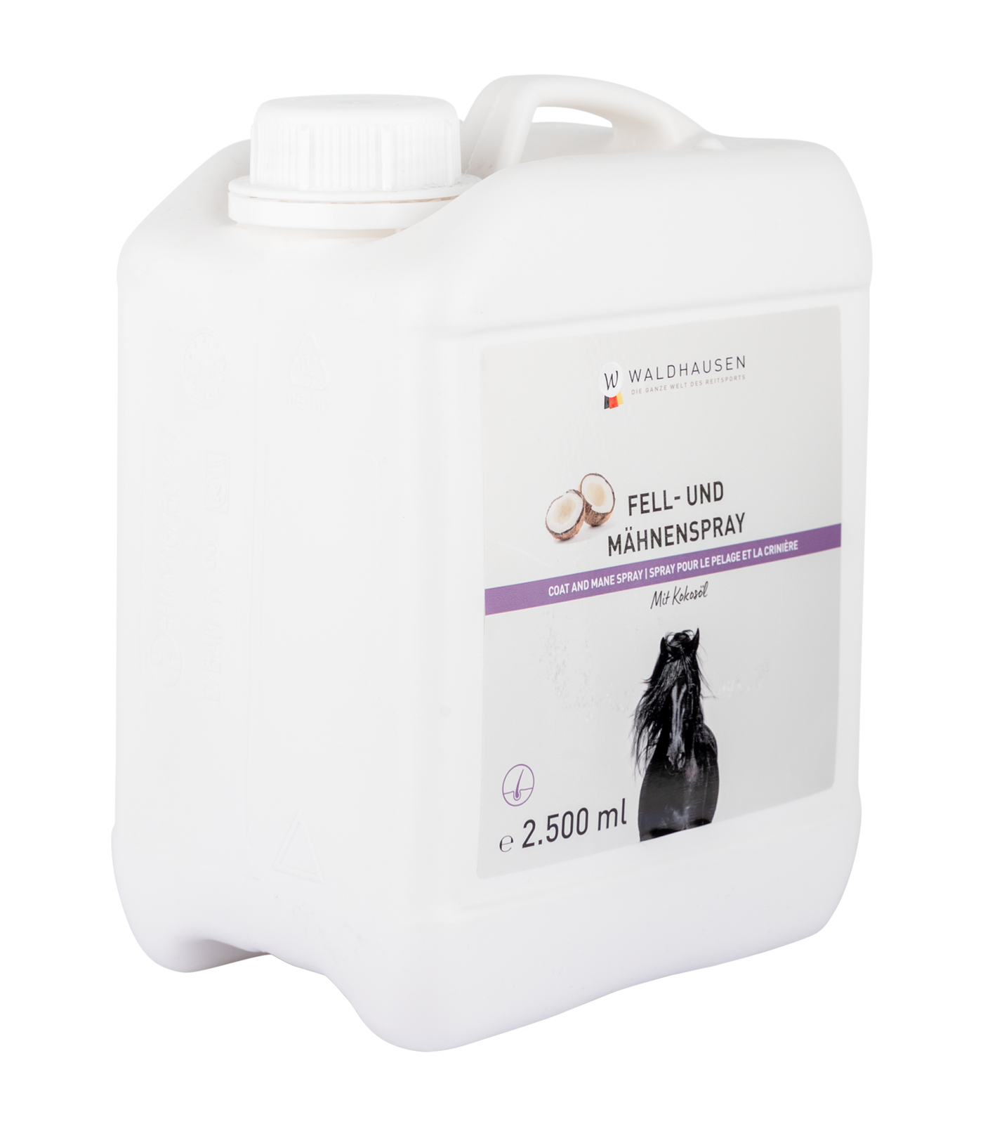 Waldhausen - Coat And Mane Spray With Coconut Oil, 2500 Ml