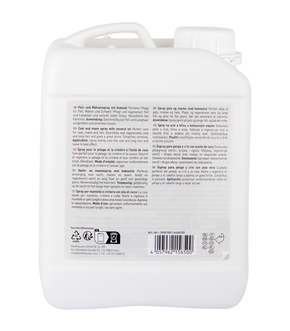 Waldhausen - Coat And Mane Spray With Coconut Oil, 2500 Ml