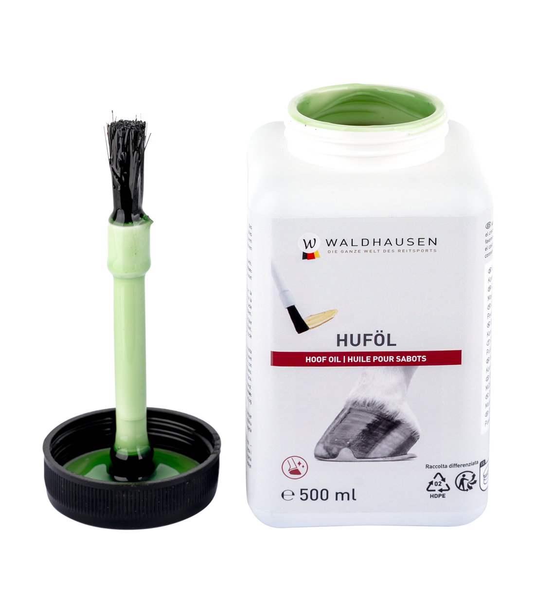 Waldhausen - Hoof Oil with bayleaf, with brush, 500 ml