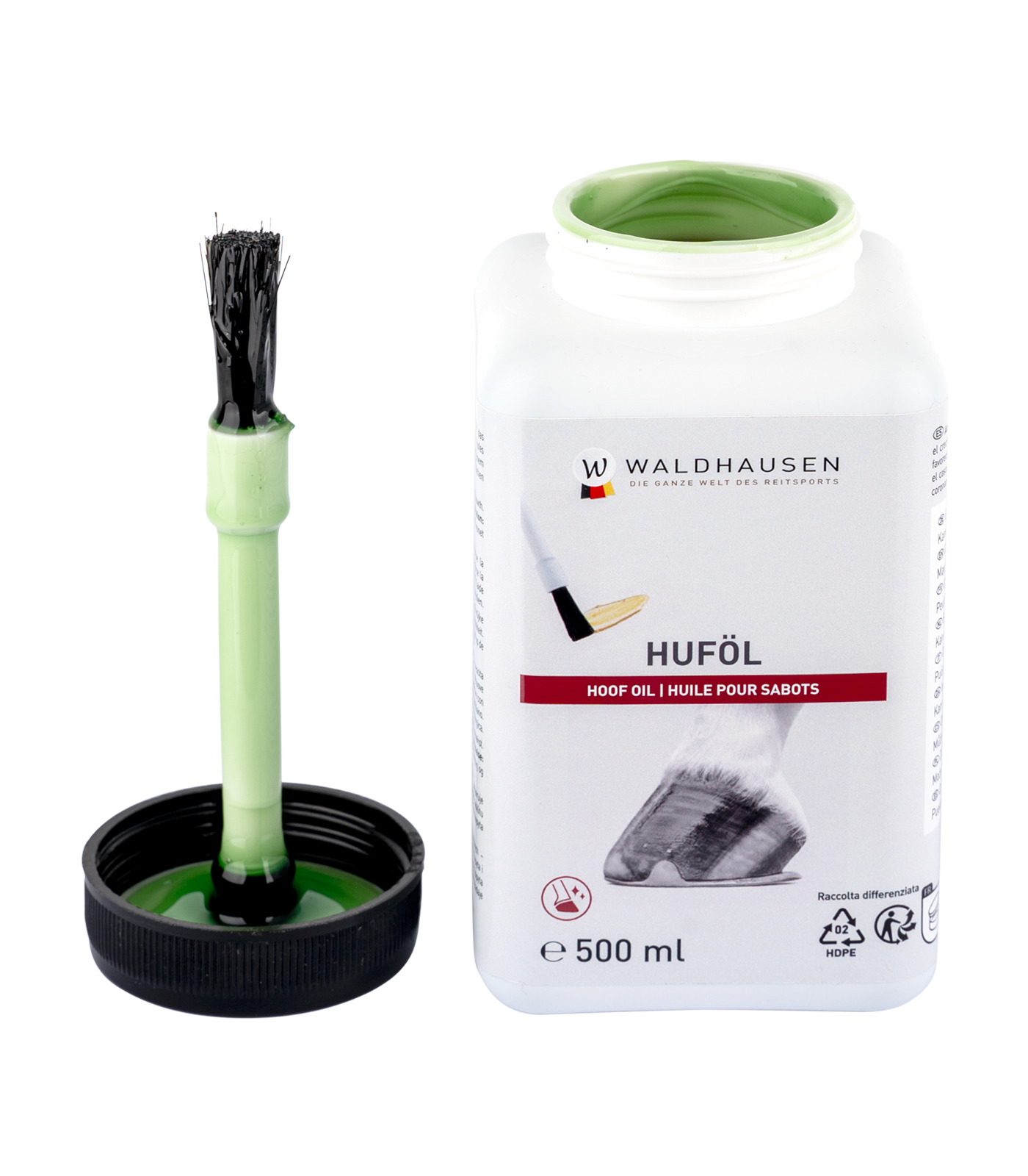 Waldhausen - Hoof Oil with bayleaf, with brush, 500 ml