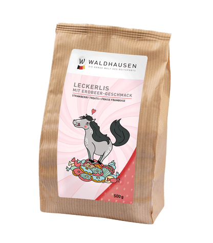 Waldhausen - Cookie Hearts strawberry, 500g
