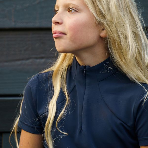 HV Polo - Børn, Tech top, Laluna - Navy