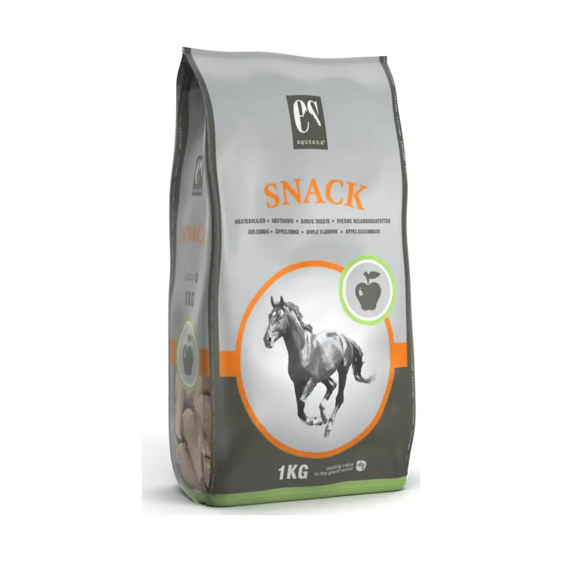 Equsana - Godbidder, Urter Snack Æble- 1 kg