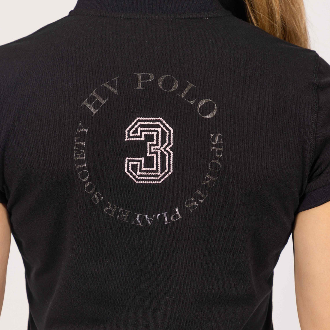 Hv Polo - Polo shirt, Dame, Favouritas Luxury - Black-Rose