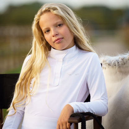 HV Polo - Børn, Stævnebluse, Laura - White