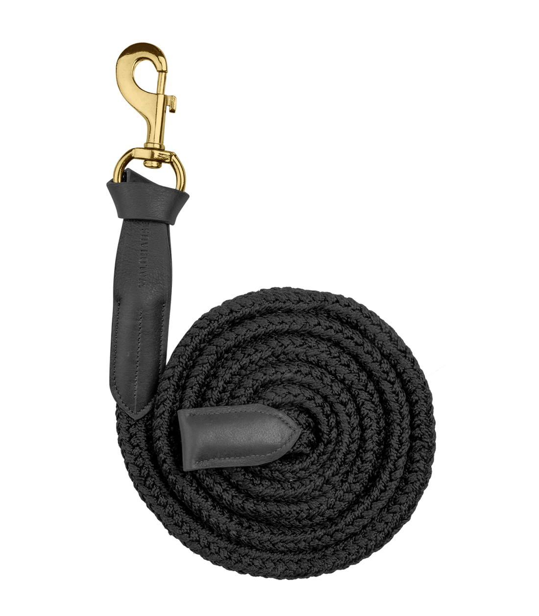 Waldhausen - Leadrope Royal with leather details, snap hook