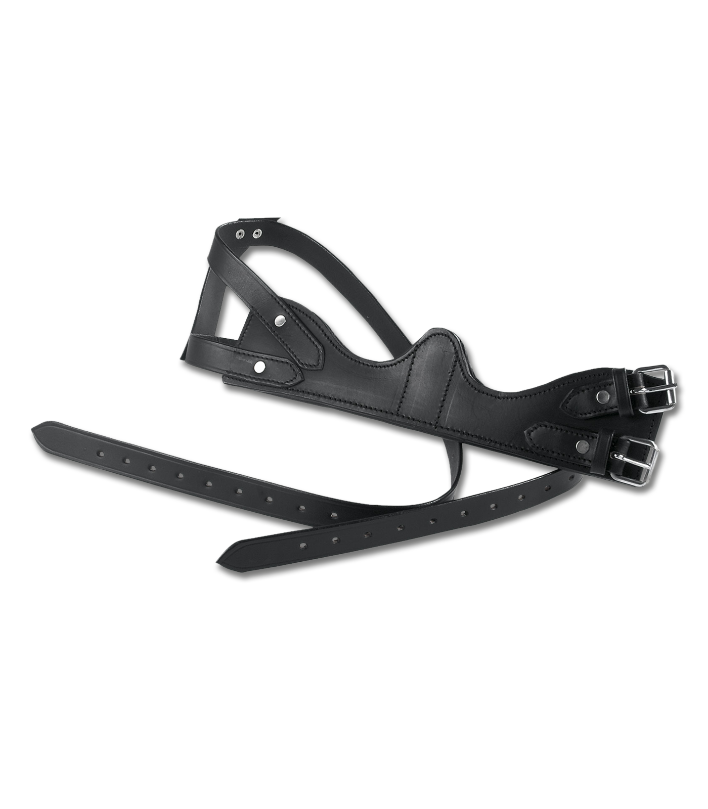 Waldhausen - Crib Biter, Leather soft padded, black