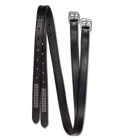 STAR - STAR stirrup leathers Silverstar, black