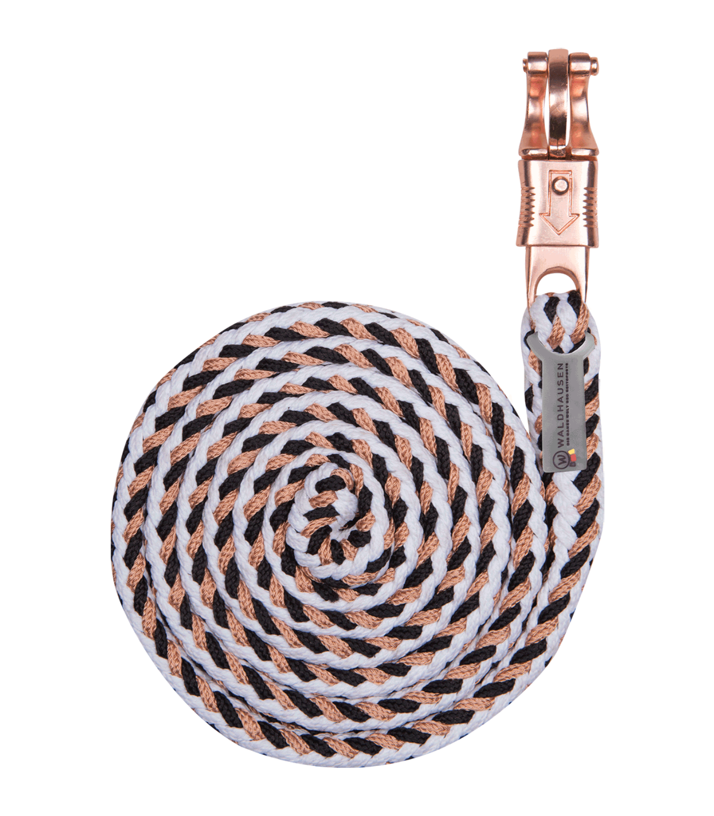 Waldhausen - Lead Rope Rosé Shine, panic hook