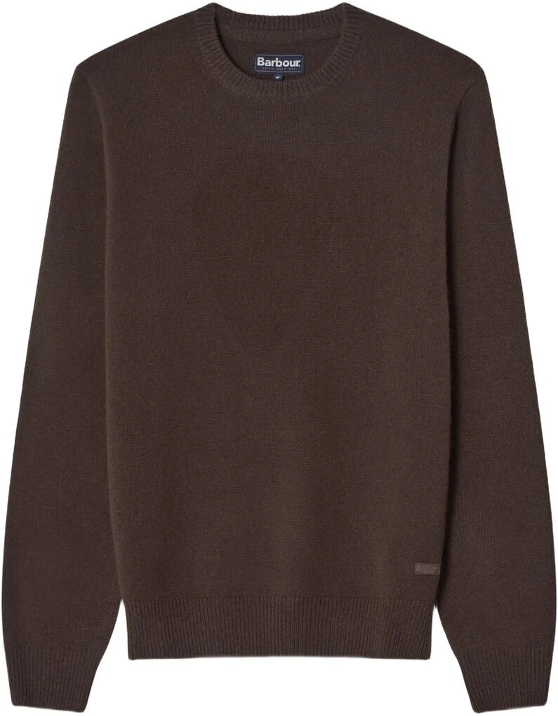 Barbour - Herre, Strik, Cleveland, Crew Neck - Dark Oak