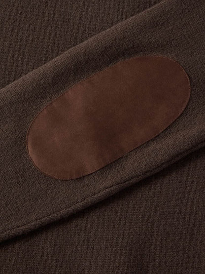 Barbour - Herre, Strik, Cleveland, Crew Neck - Dark Oak