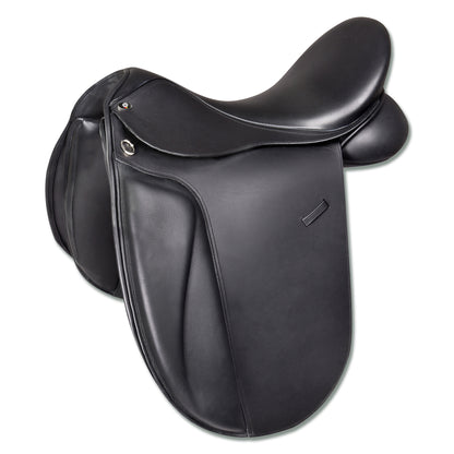 Waldhausen - Dressagesaddle Premium, leather, black, 44cm/17,5cm