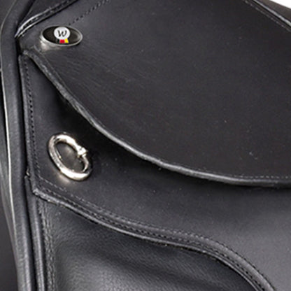 Waldhausen - Dressagesaddle Premium, leather, black, 44cm/17,5cm