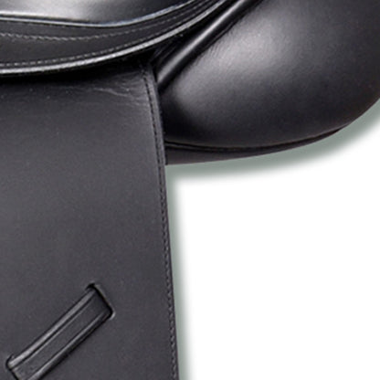 Waldhausen - Dressagesaddle Premium, leather, black, 44cm/17,5cm