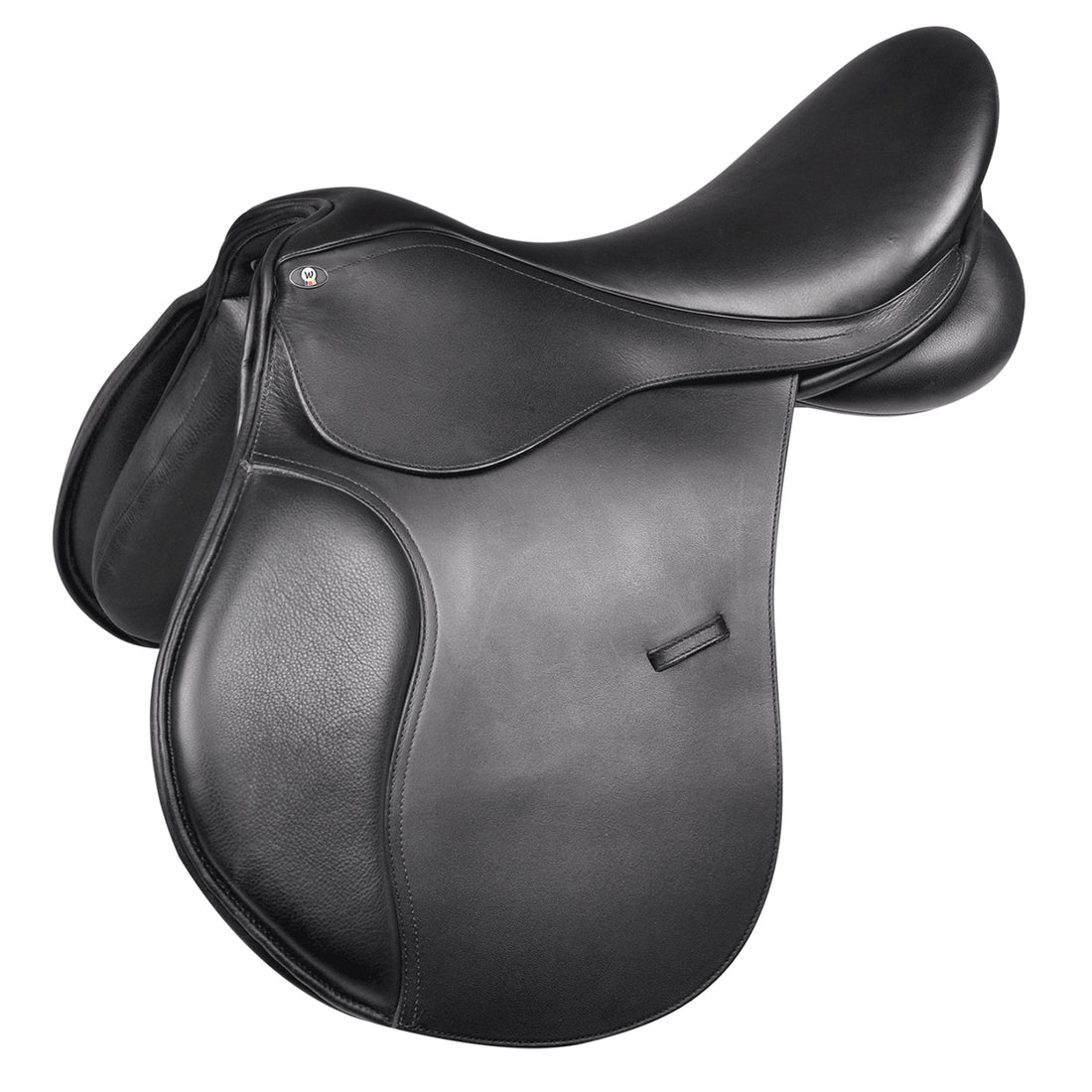 Waldhausen - All Purpose Comfort Pony saddle, leather, black, 39cm/15,5"