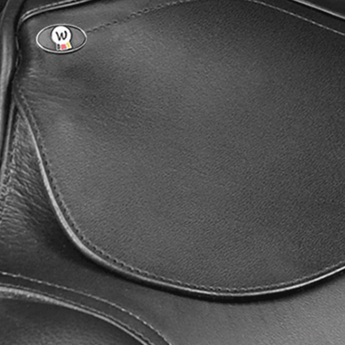 Waldhausen - All Purpose Comfort Pony saddle, leather, black, 39cm/15,5"