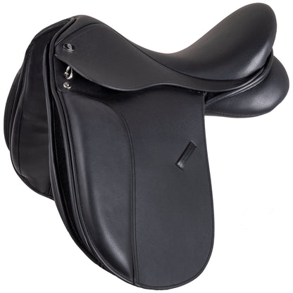 Waldhausen - Dressage Comfort Pony saddle, leather, black, 39cm/15,5"