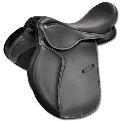 Waldhausen - All Purpose Economic saddle, synthetic, black, 39cm/15,5"