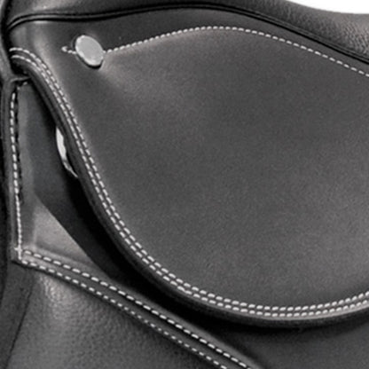 Waldhausen - All Purpose Economic saddle, synthetic, black, 39cm/15,5"