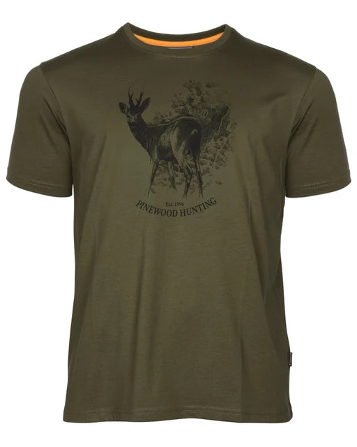 Pinewood - Herre, T-shirt, Roe Deer