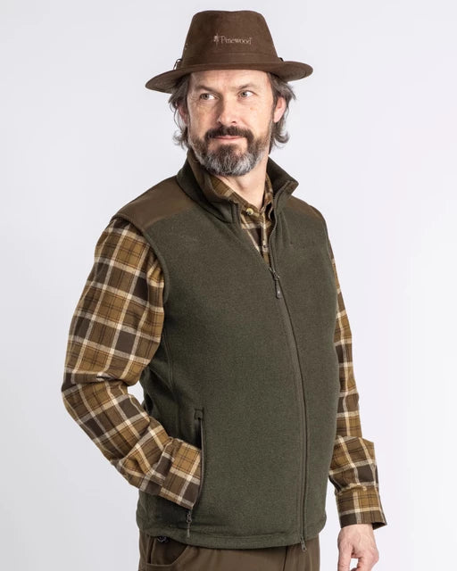 Pinewood - Herre, Fleece vest, Småland Forest