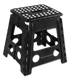 Waldhausen - Foldable stool, 38x32x39 cm, black
