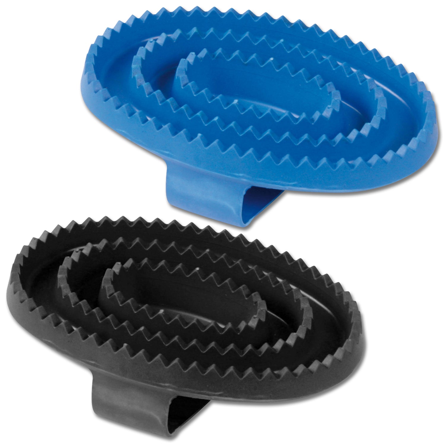 Waldhausen - Large Rubber Curry Comb, black